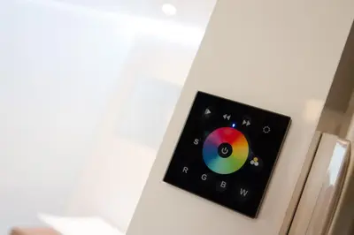 a picture of a cd on a wall at Appart'hotel Urban Lodge in Chaudfontaine