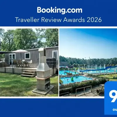 Vakantie-Chalet Camping GOOLDERHEIDE met seizoensgebonden zwembad