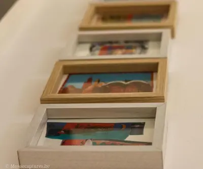 a set of three drawers in a wall at Millenniumhoeve (Lieke) in Riemst