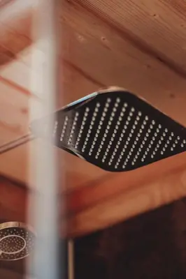 a black object with white dots on it at Le chalet Nord in Verviers