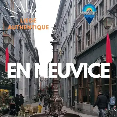 an image of a city street with the words ice autumnure en masse at Cozy Neuvice apartment in Liège
