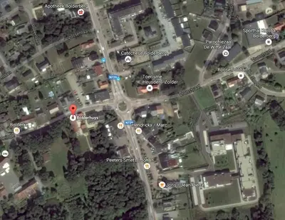 a map of the approximate location of a crime at Bolderhuys in Bolderberg