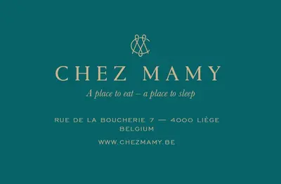 a place to call a phone to stay logo at Chez Mamy in Liège