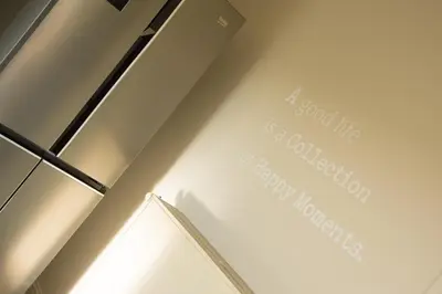 a wall with a sign that reads a social life is a collection of neweways at 'Op de Borgt' met Finse Grill Kota in Wellen