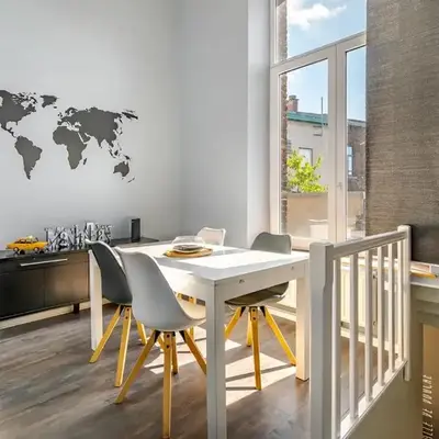 Duplex 90m Centre Verviers Calme Gare à pied Spa Francorchamps 20 min