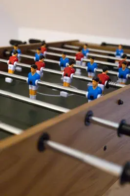 a group of toy people in a gymnasium at Vakantiewoning Spoor 23 in Borgloon