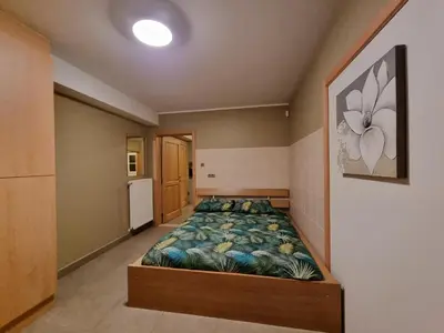 a bedroom with a bed in a room at Susberg 3 in Pelt