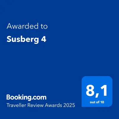 a blue screen with the text awarded to subscriber at Susberg 4 in Pelt